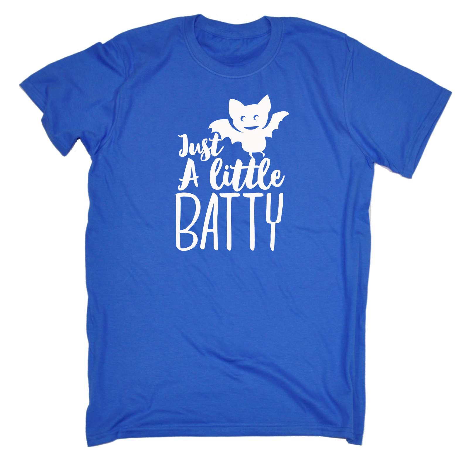 Just A Little Batty Halloween - Mens Funny T-Shirt Tshirts