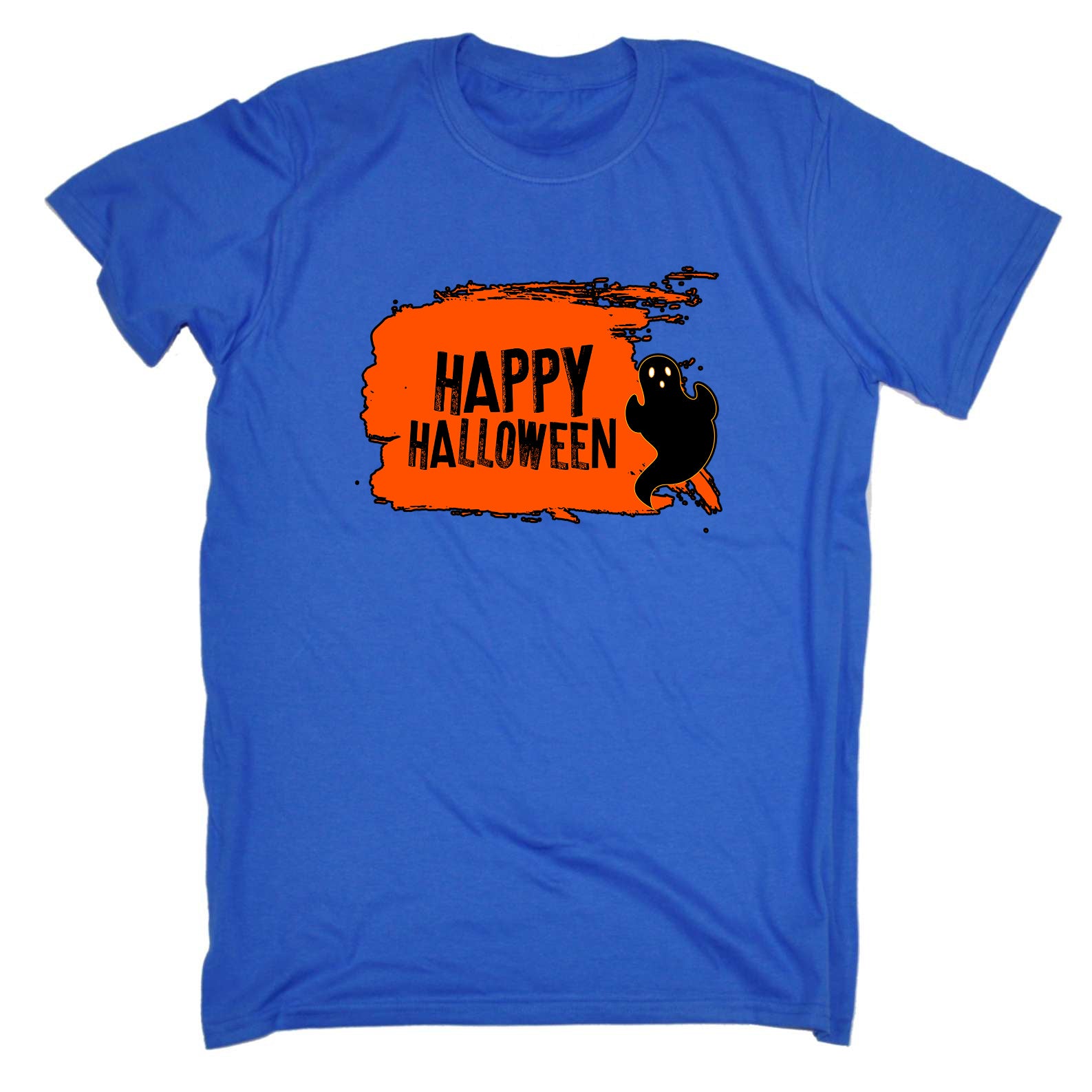 Happy Halloween Ghost - Mens Funny T-Shirt Tshirts