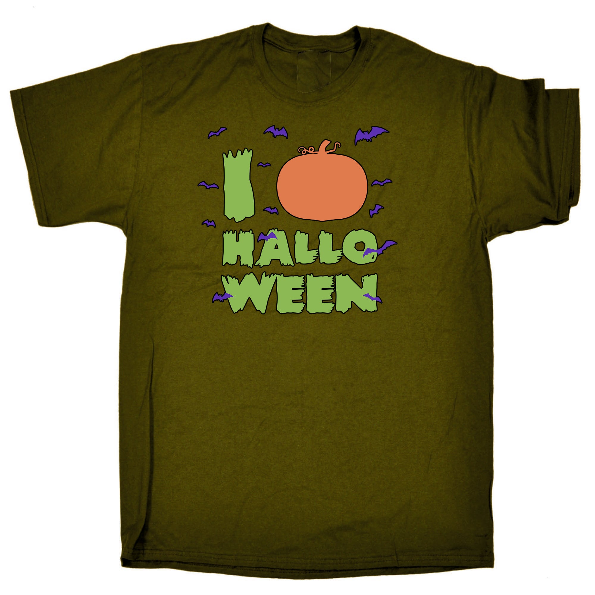 I Love Halloween Pumpkin - Mens Funny T-Shirt Tshirts