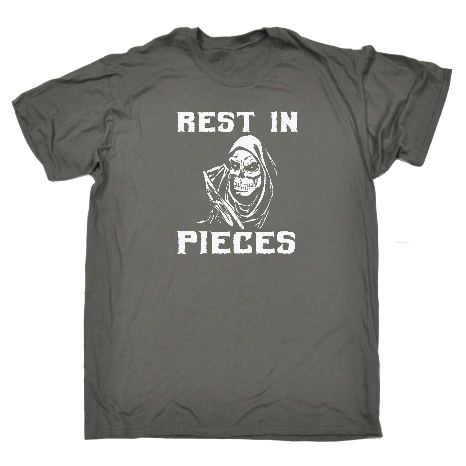 Rest In Pieces Halloween - Mens Funny T-Shirt Tshirts