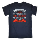 Golf The More I Work And Practice The Luckier I Seem To Get - Mens Funny T-Shirt Tshirts