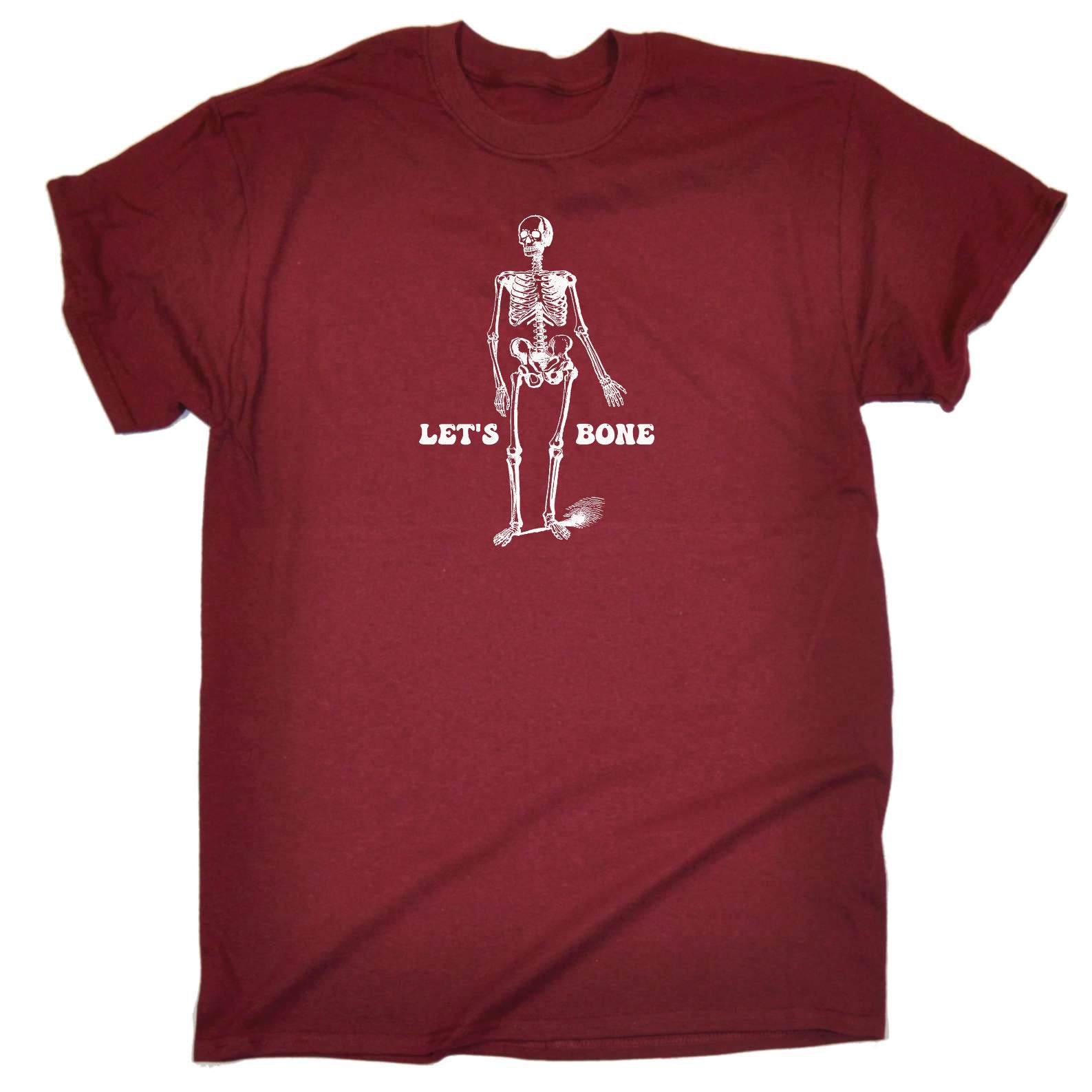 Lets Bone Skeleton Halloween - Mens Funny T-Shirt Tshirts