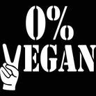 0 Percent Vegan - Mens Funny T-Shirt Tshirts - 123t Australia | Funny T-Shirts Mugs Novelty Gifts