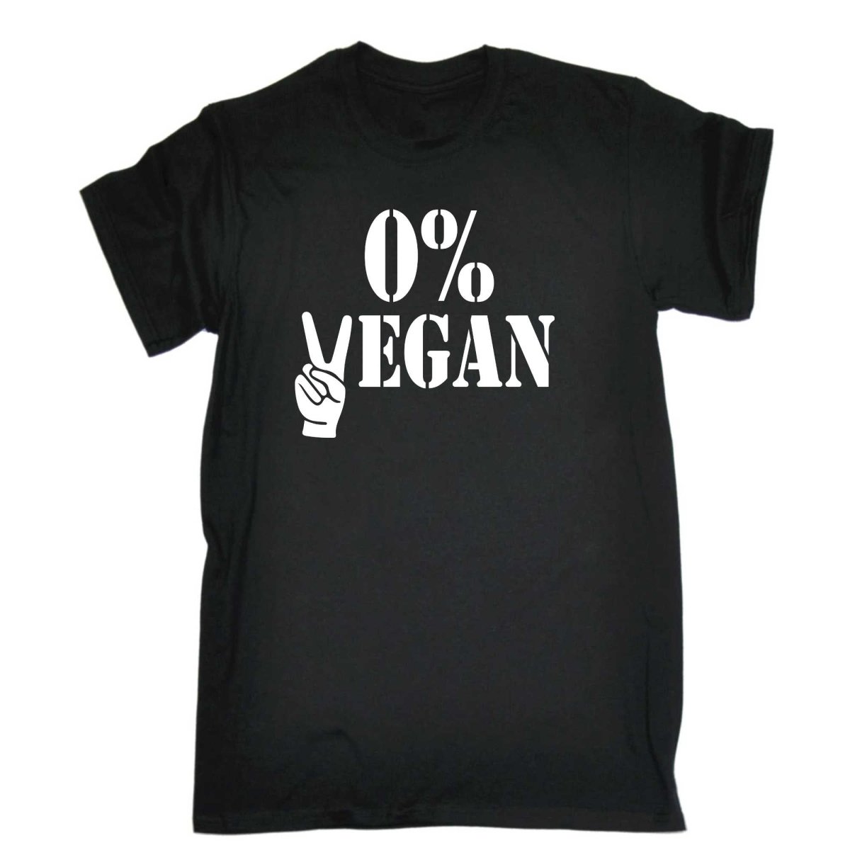 0 Percent Vegan - Mens Funny T-Shirt Tshirts - 123t Australia | Funny T-Shirts Mugs Novelty Gifts