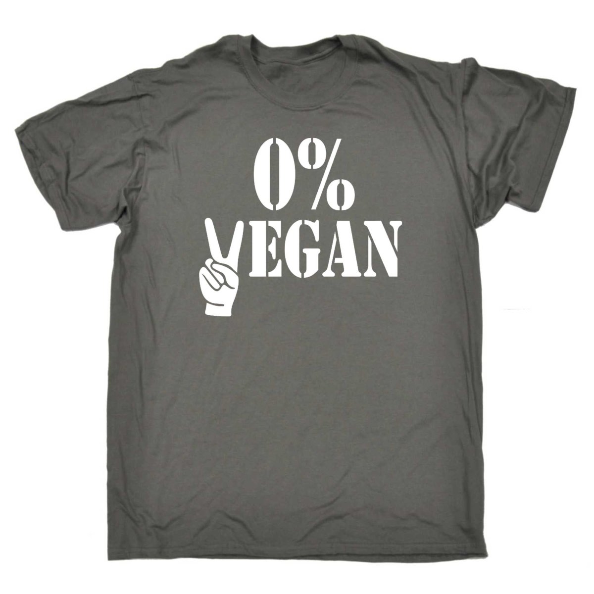 0 Percent Vegan - Mens Funny T-Shirt Tshirts - 123t Australia | Funny T-Shirts Mugs Novelty Gifts