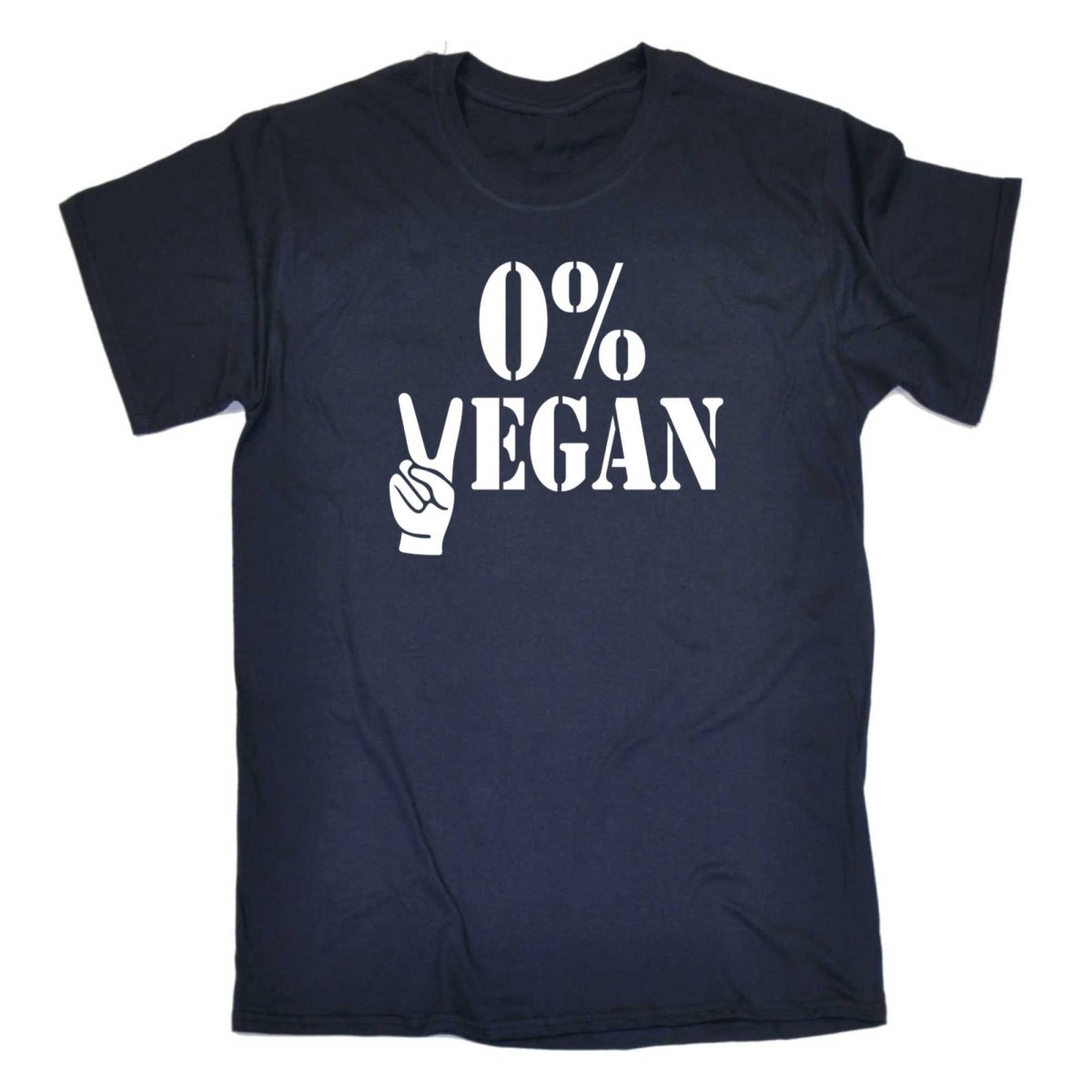 0 Percent Vegan - Mens Funny T-Shirt Tshirts - 123t Australia | Funny T-Shirts Mugs Novelty Gifts