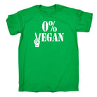 0 Percent Vegan - Mens Funny T-Shirt Tshirts - 123t Australia | Funny T-Shirts Mugs Novelty Gifts