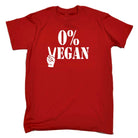 0 Percent Vegan - Mens Funny T-Shirt Tshirts - 123t Australia | Funny T-Shirts Mugs Novelty Gifts