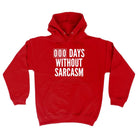 000 Days Without Sarcasm - Funny Novelty Hoodies Hoodie - 123t Australia | Funny T-Shirts Mugs Novelty Gifts