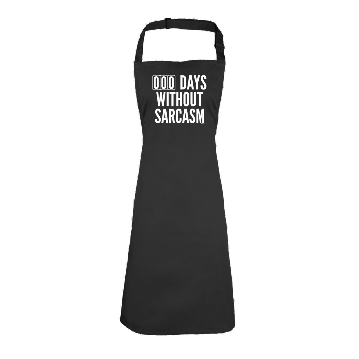 000 Days Without Sarcasm - Funny Novelty Kitchen Adult Apron - 123t Australia | Funny T-Shirts Mugs Novelty Gifts