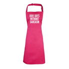 000 Days Without Sarcasm - Funny Novelty Kitchen Adult Apron - 123t Australia | Funny T-Shirts Mugs Novelty Gifts