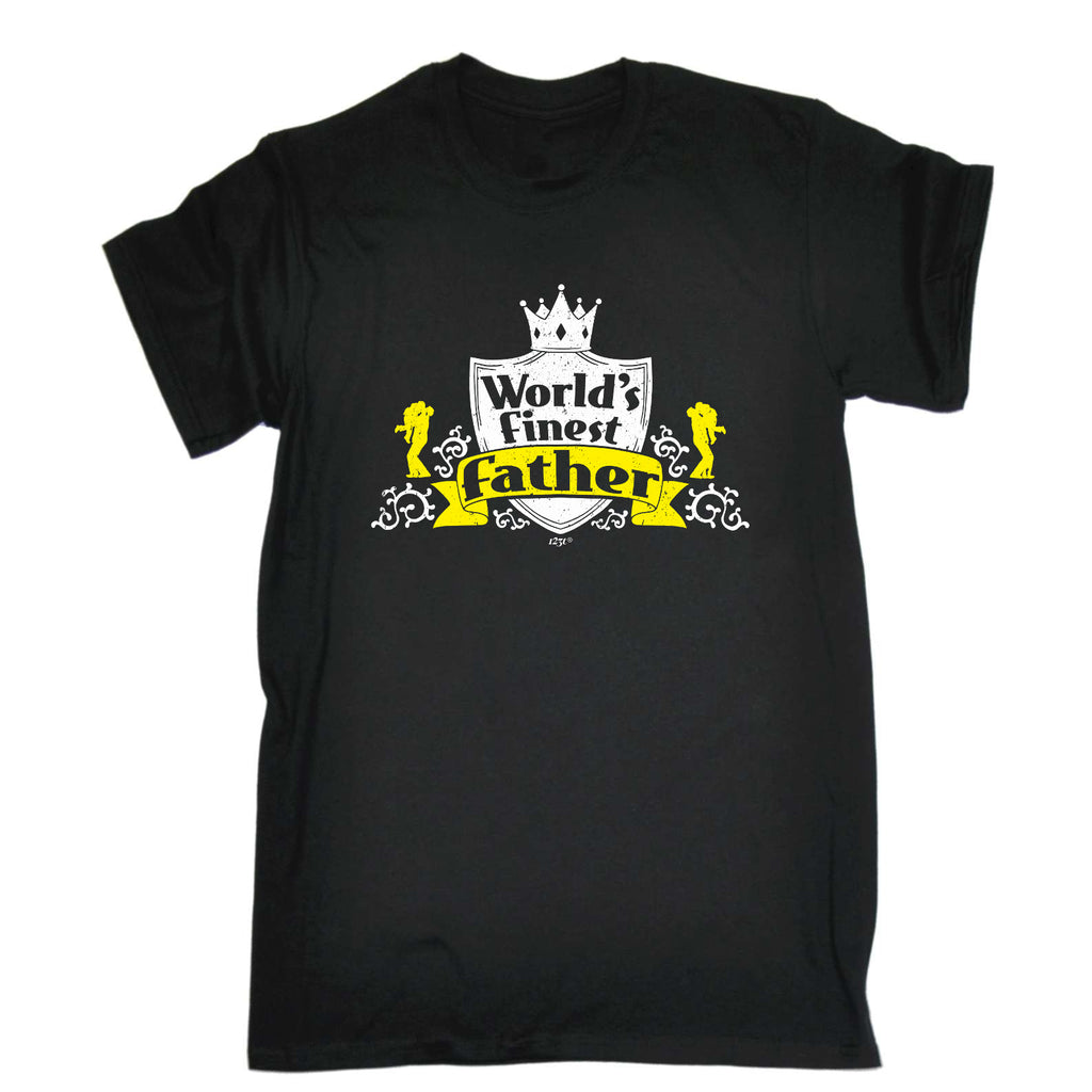 Worlds Finest Father - Mens Funny T-Shirt Tshirts