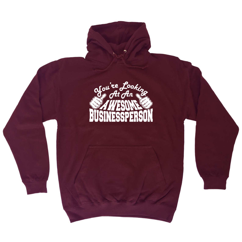 Youre Looking At An Awesome Businessperson - Funny Hoodies Hoodie