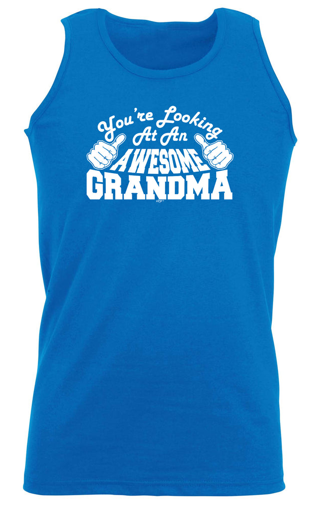 Youre Looking At An Awesome Grandma - Funny Vest Singlet Unisex Tank Top