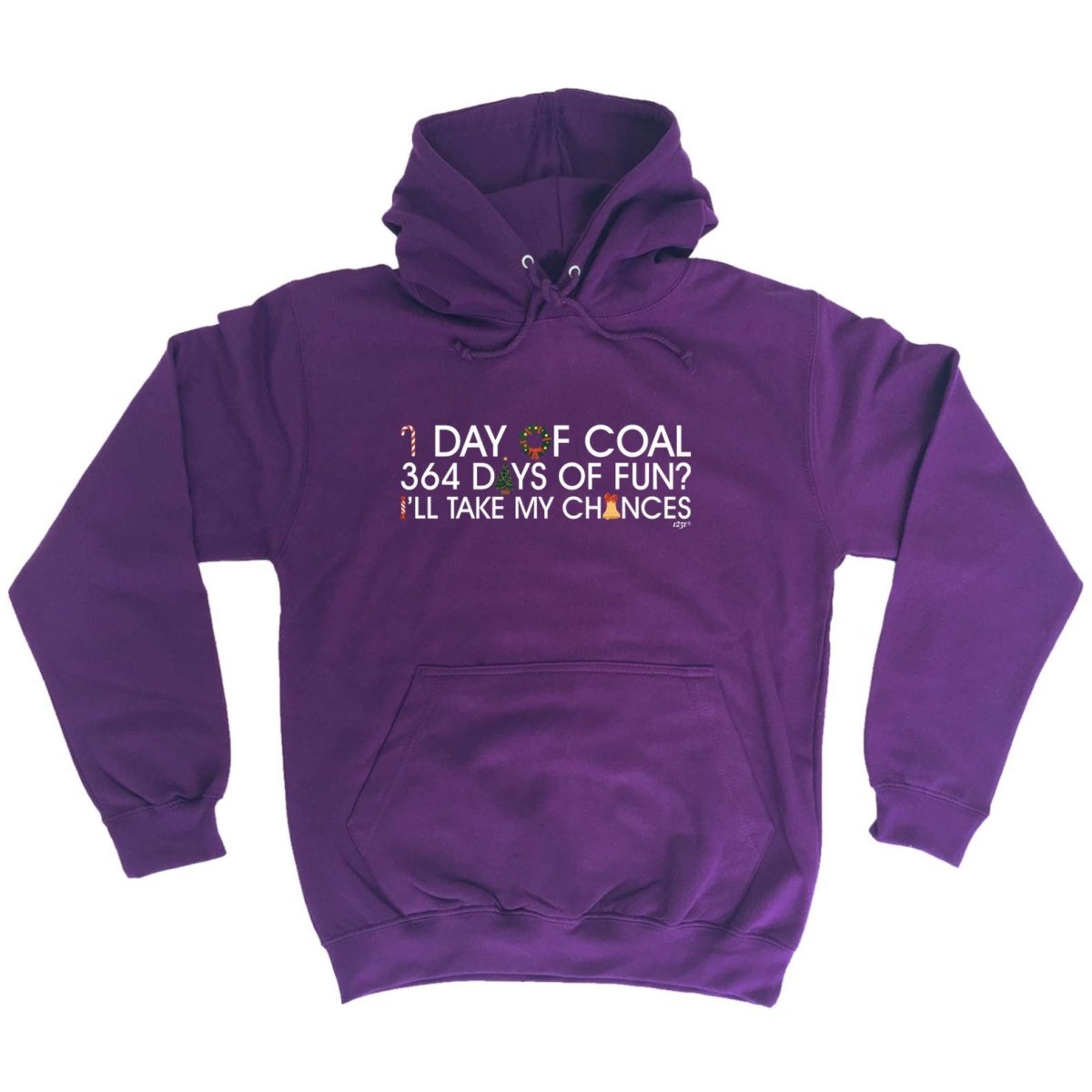 1 Day Of Coal Christmas - Funny Novelty Hoodies Hoodie - 123t Australia | Funny T-Shirts Mugs Novelty Gifts