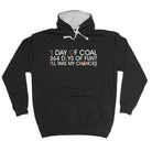 1 Day Of Coal Christmas - Funny Novelty Hoodies Hoodie - 123t Australia | Funny T-Shirts Mugs Novelty Gifts