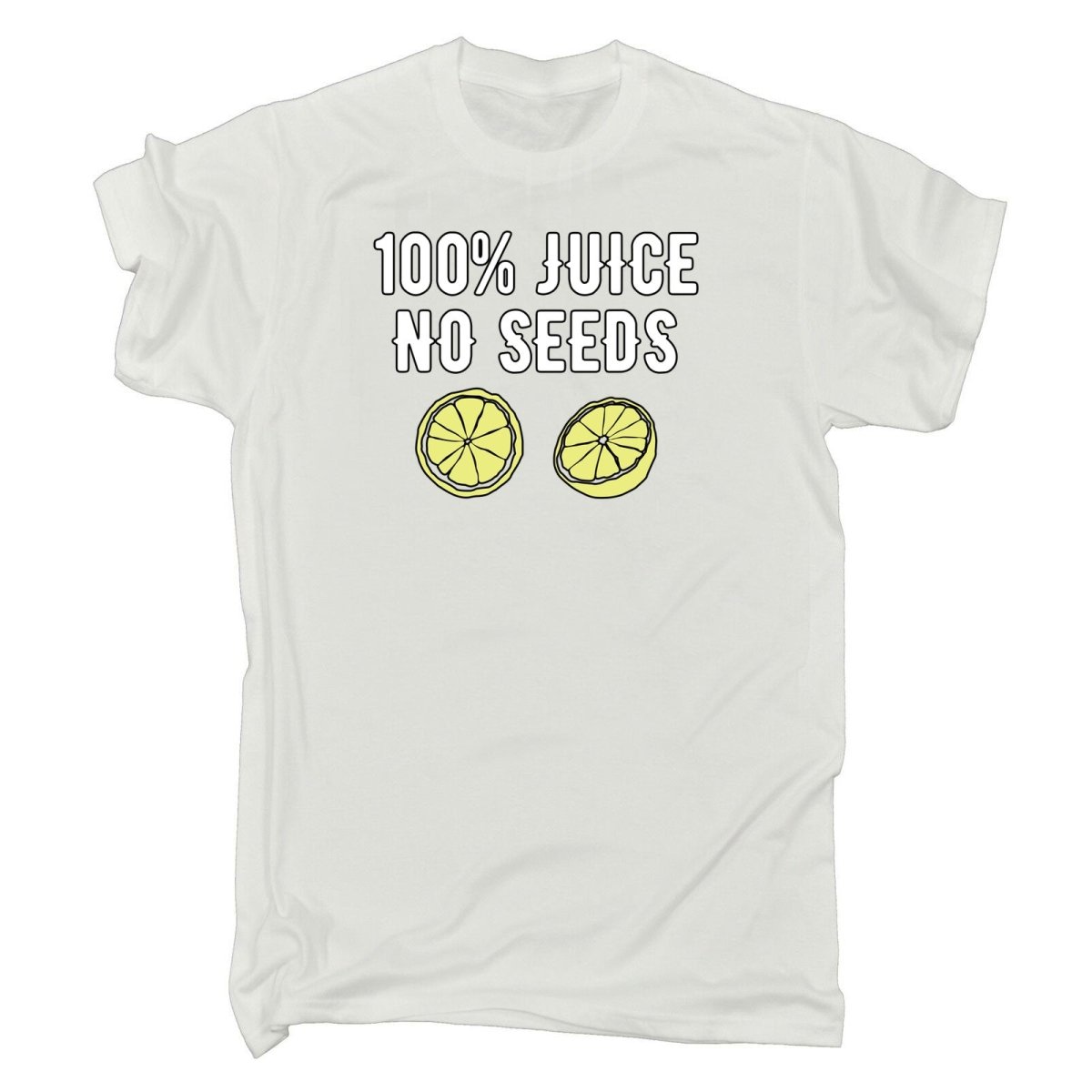 100 Percent Juice No Seeds - Mens Funny T-Shirt Tshirts - 123t Australia | Funny T-Shirts Mugs Novelty Gifts