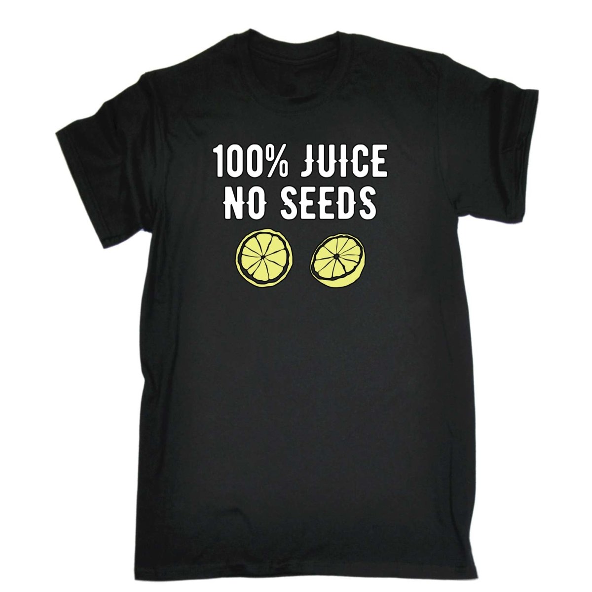 100 Percent Juice No Seeds - Mens Funny T-Shirt Tshirts - 123t Australia | Funny T-Shirts Mugs Novelty Gifts