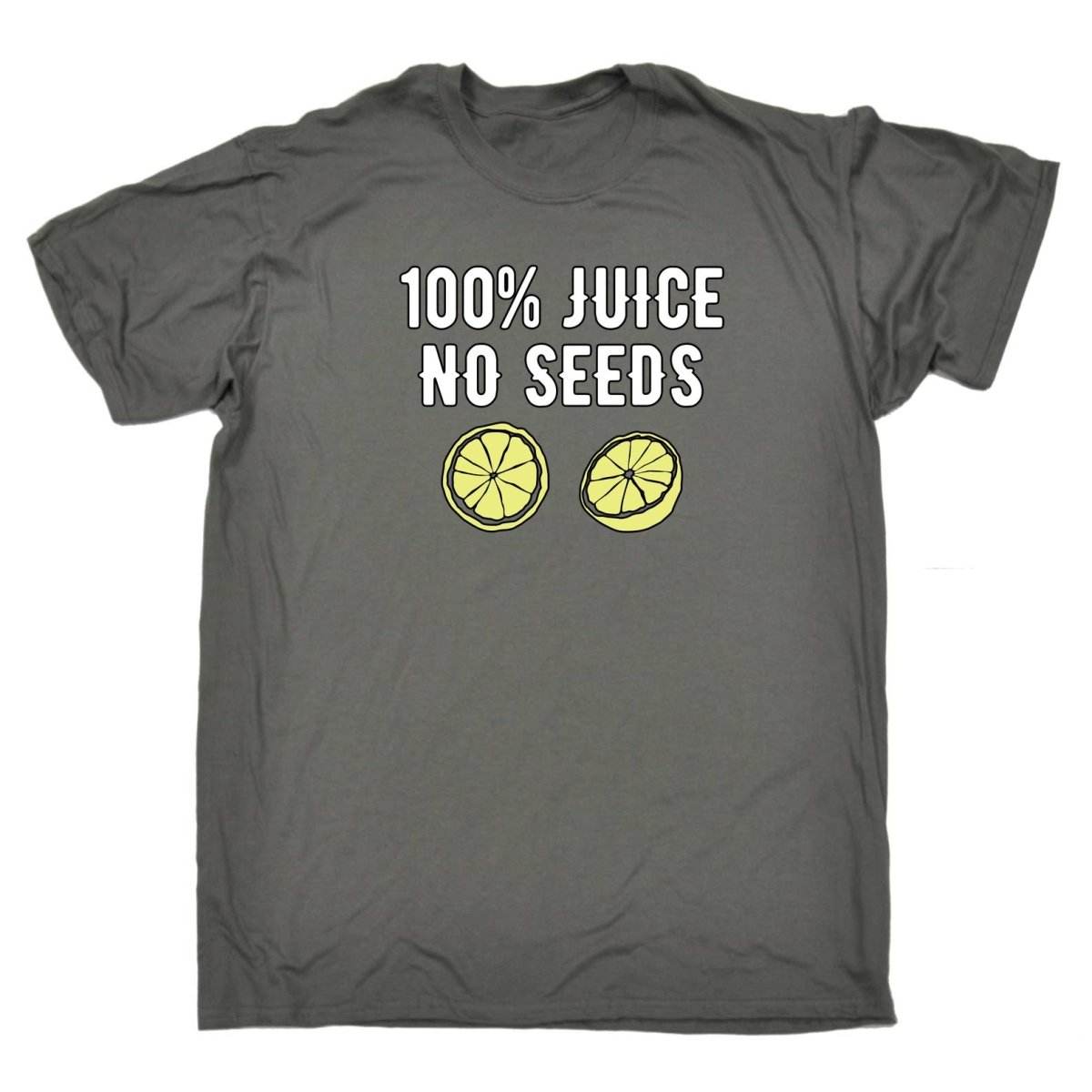 100 Percent Juice No Seeds - Mens Funny T-Shirt Tshirts - 123t Australia | Funny T-Shirts Mugs Novelty Gifts