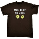 100 Percent Juice No Seeds - Mens Funny T-Shirt Tshirts - 123t Australia | Funny T-Shirts Mugs Novelty Gifts