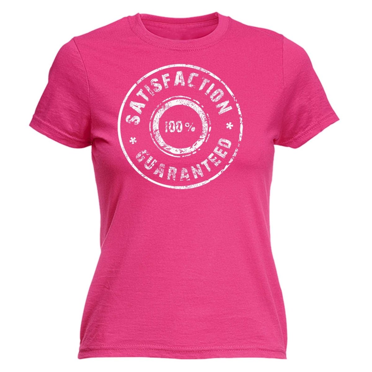 100 Percent Satisfaction Guaranteed - Funny Womens T-Shirt Tshirt - 123t Australia | Funny T-Shirts Mugs Novelty Gifts