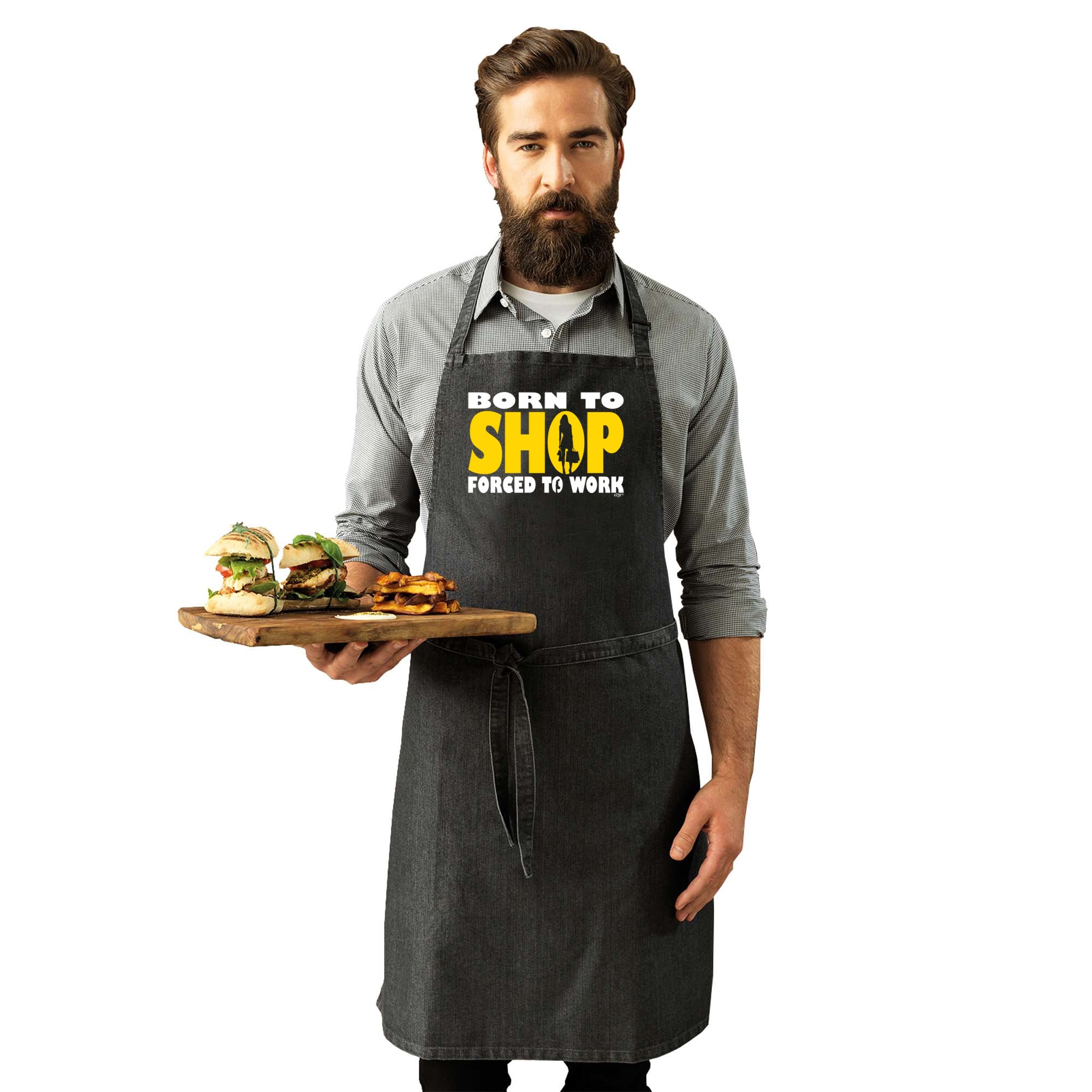 Born To Shop - Funny Kitchen Apron