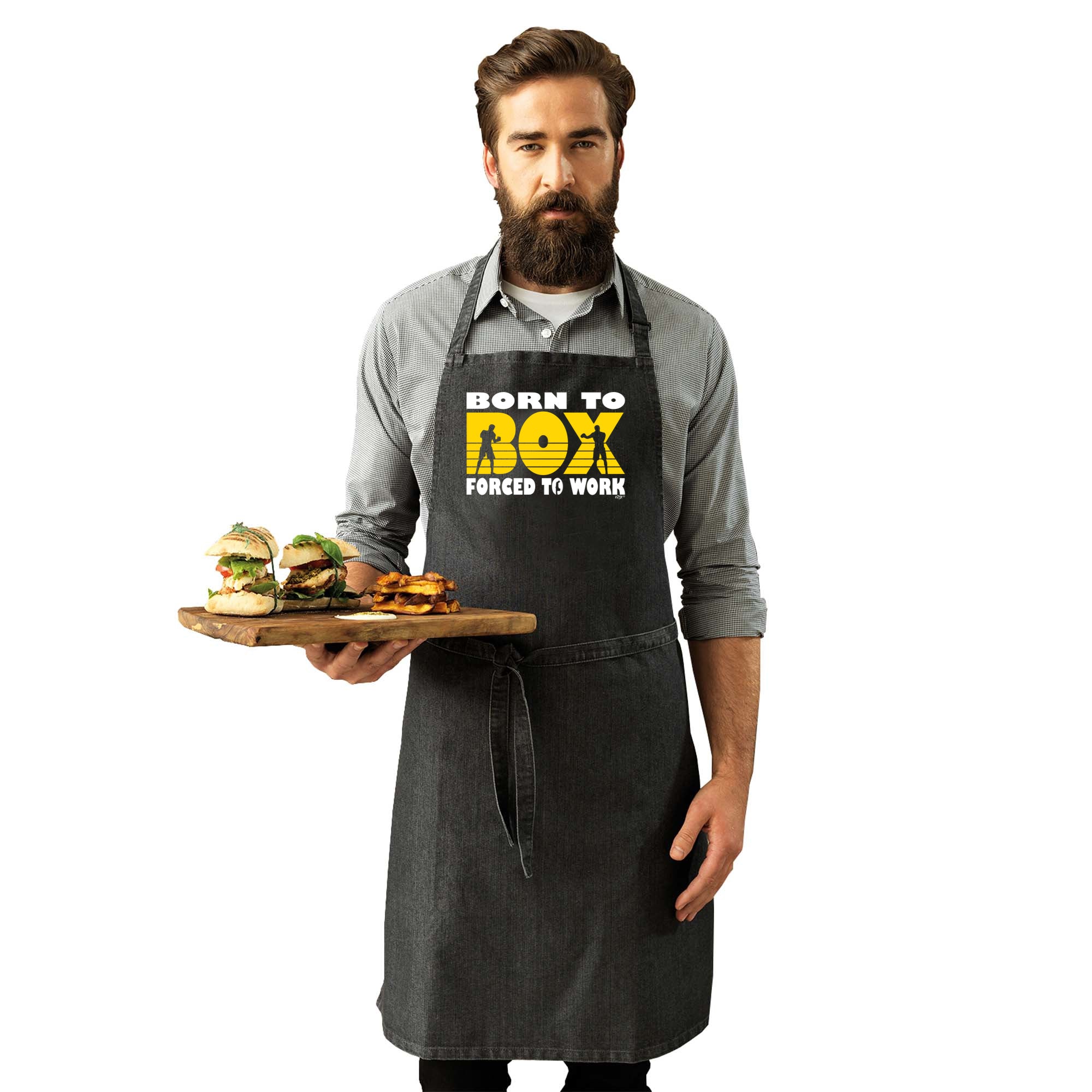 Born To Box - Funny Kitchen Apron