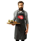 Biting Red Lips - Funny Kitchen Apron