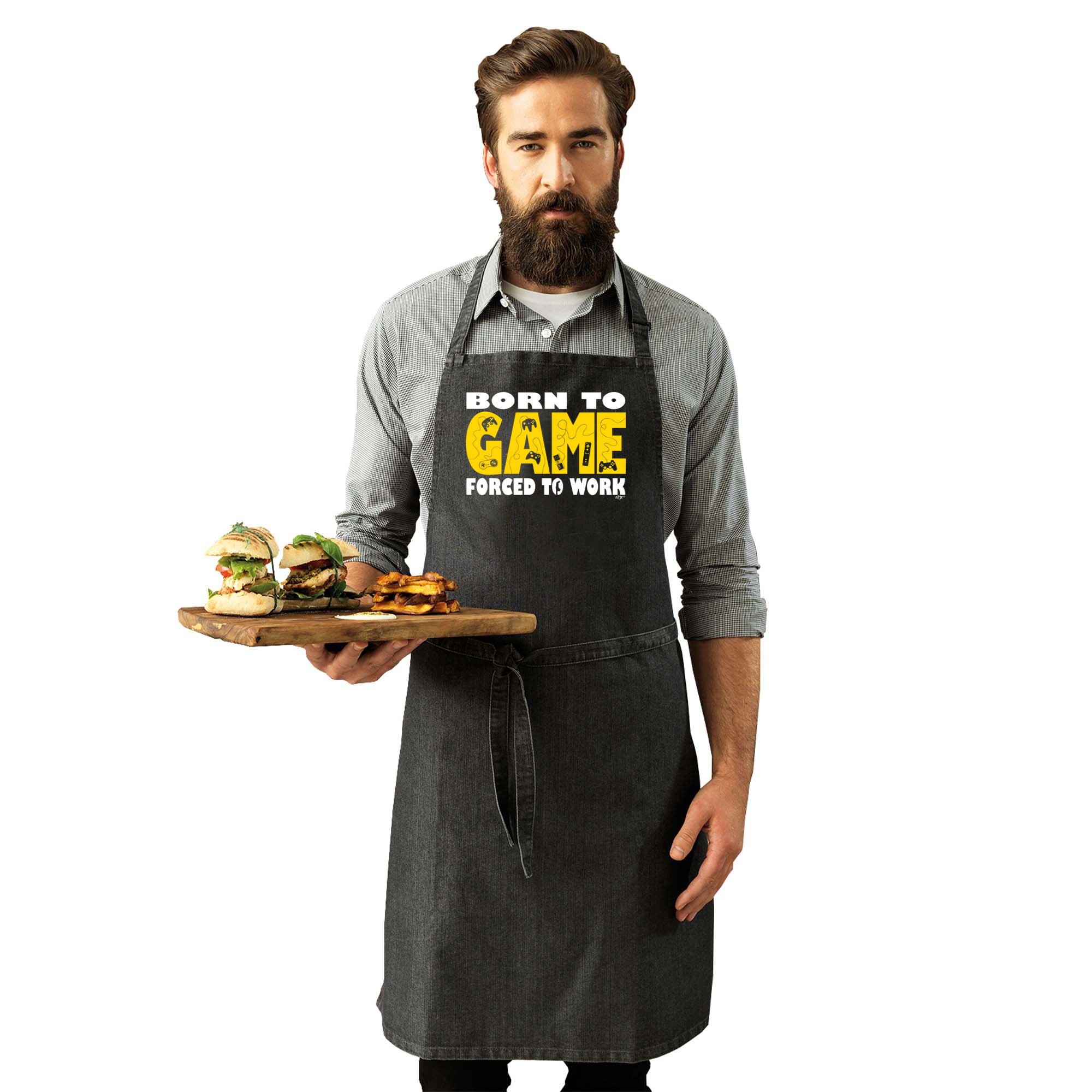 Born To Game - Funny Kitchen Apron