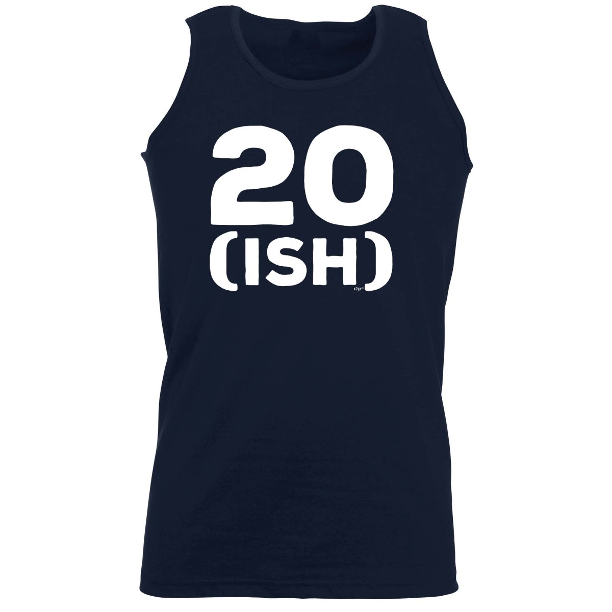 20 Ish Birthday Age - Funny Novelty Vest Singlet Unisex Tank Top - 123t Australia | Funny T-Shirts Mugs Novelty Gifts