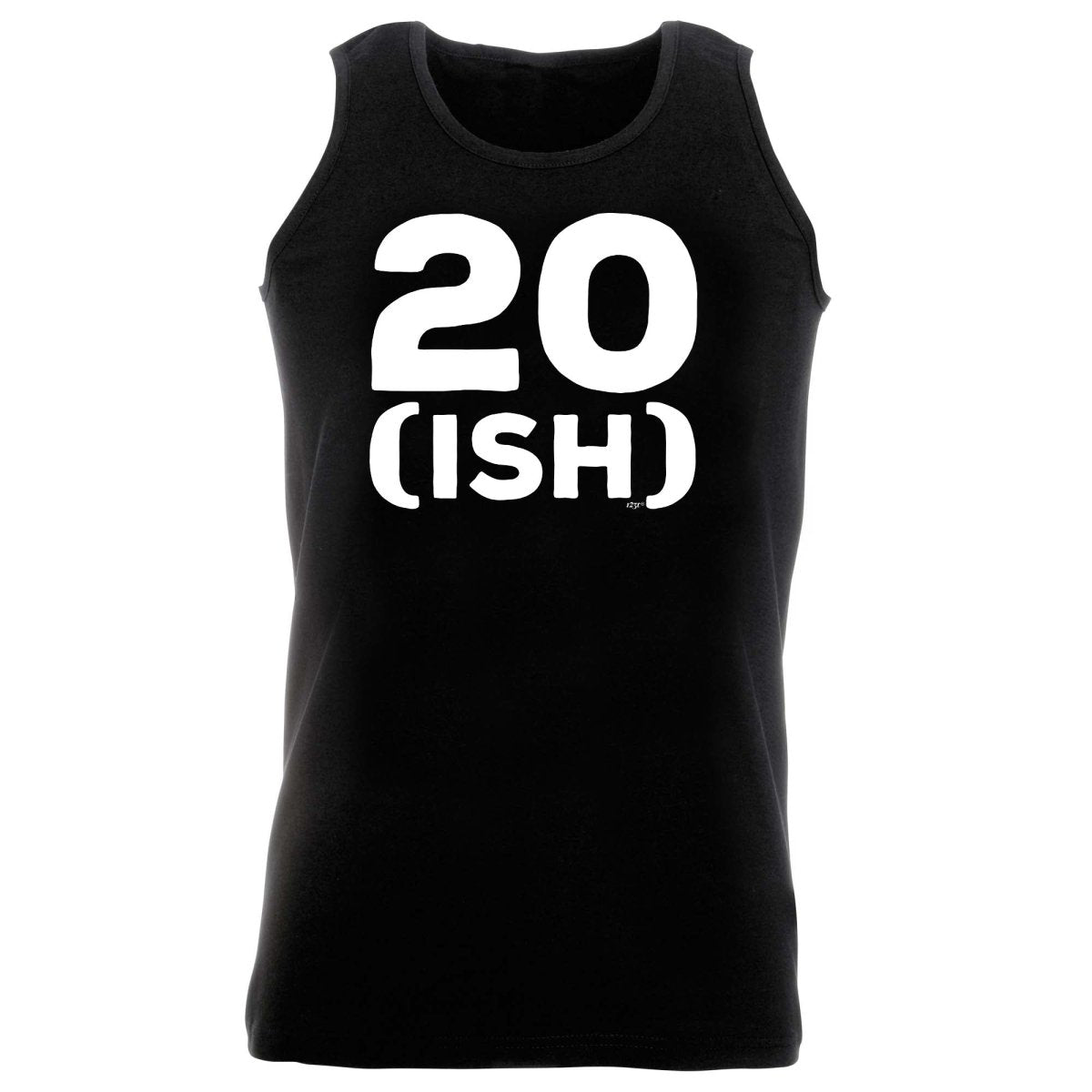 20 Ish Birthday Age - Funny Novelty Vest Singlet Unisex Tank Top - 123t Australia | Funny T-Shirts Mugs Novelty Gifts