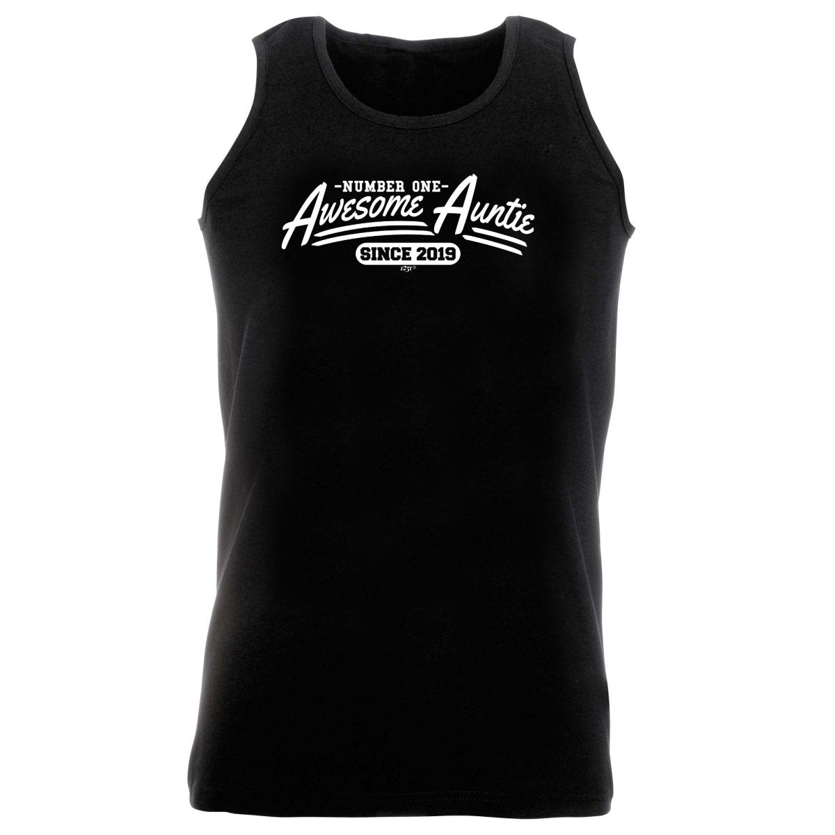 2019 Awesome Auntie Since - Funny Novelty Vest Singlet Unisex Tank Top - 123t Australia | Funny T-Shirts Mugs Novelty Gifts