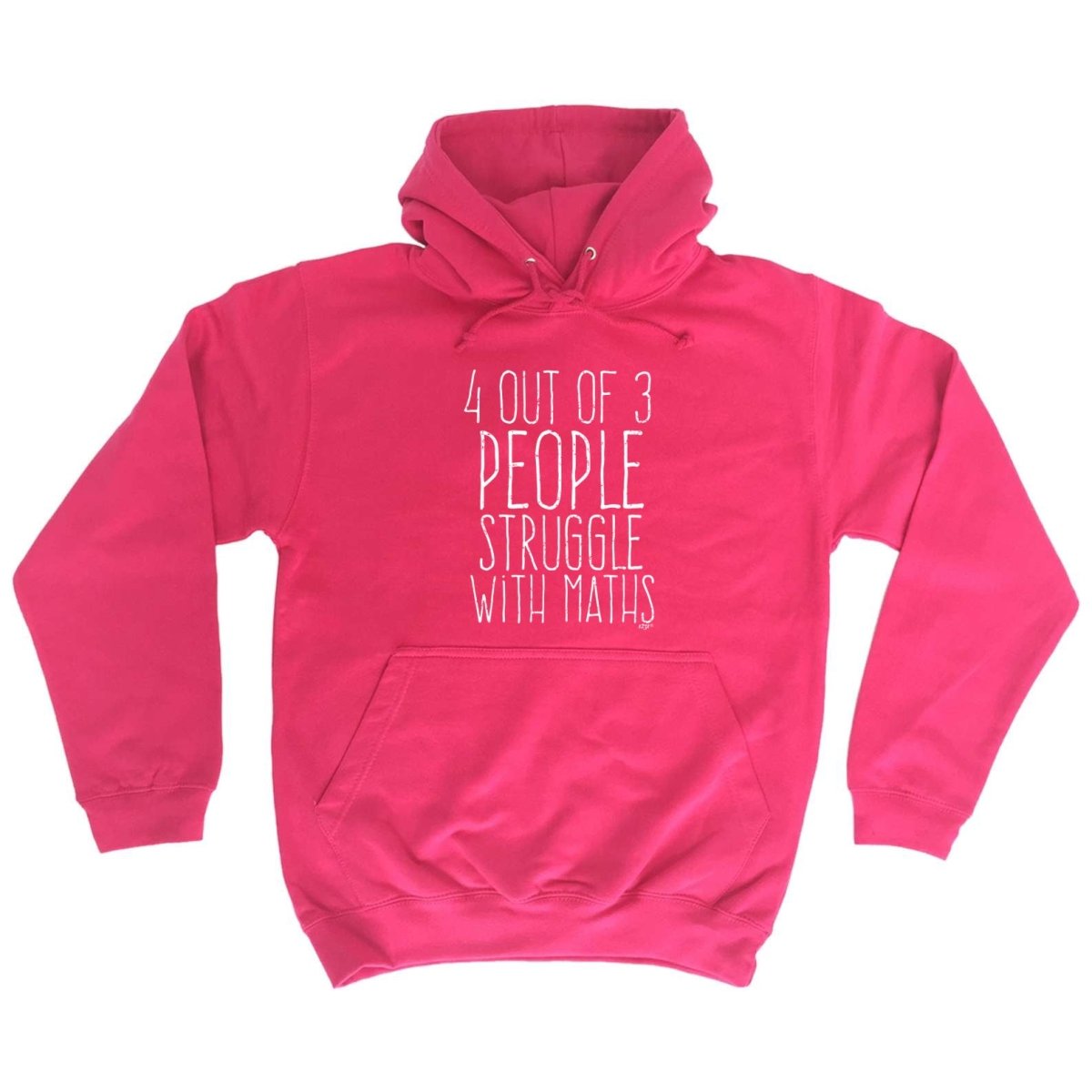 4 Out Of 3 People Struggle With Maths - Funny Novelty Hoodies Hoodie - 123t Australia | Funny T-Shirts Mugs Novelty Gifts