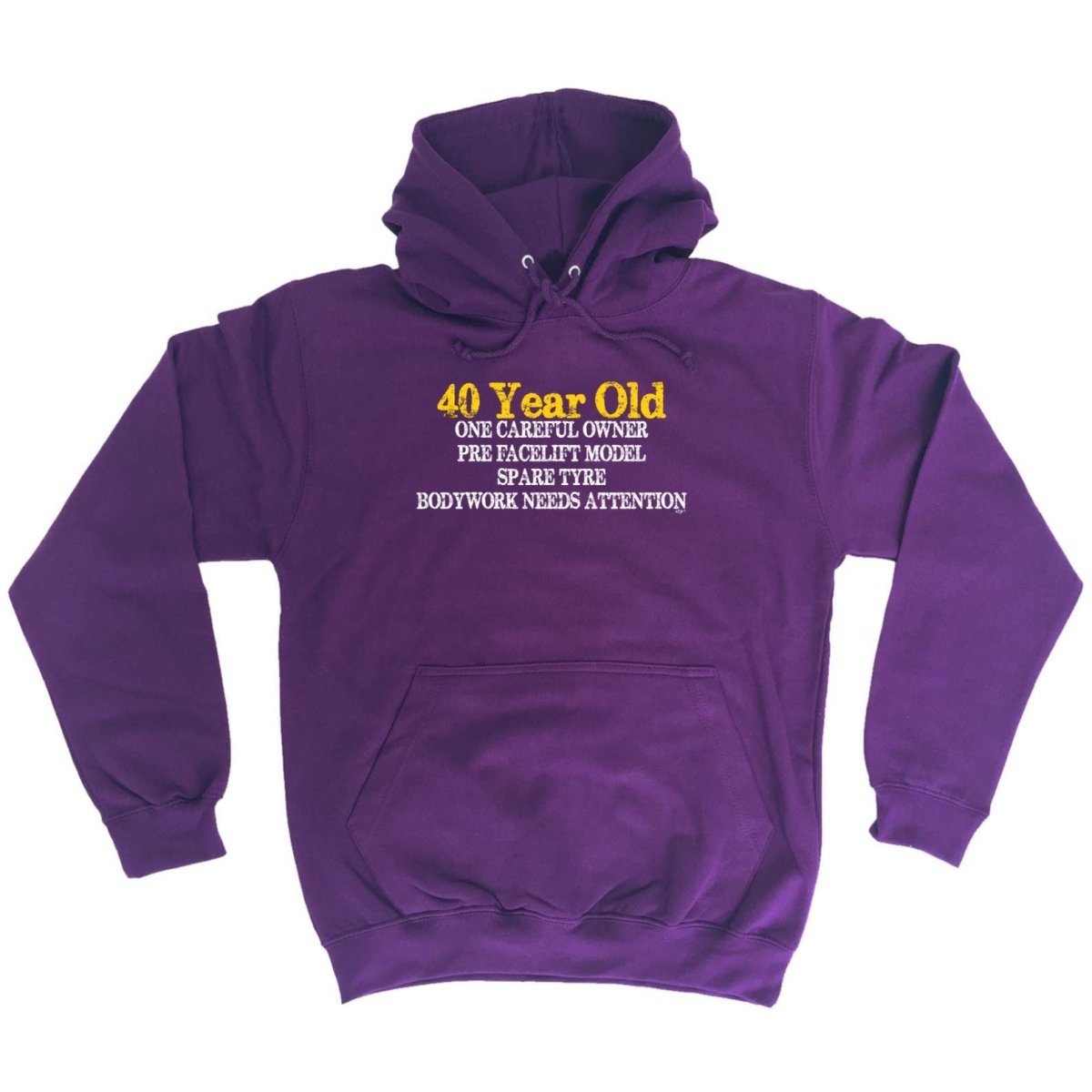 40 Year Old One Careful Owner Birthday Age - Funny Novelty Hoodies Hoodie - 123t Australia | Funny T-Shirts Mugs Novelty Gifts