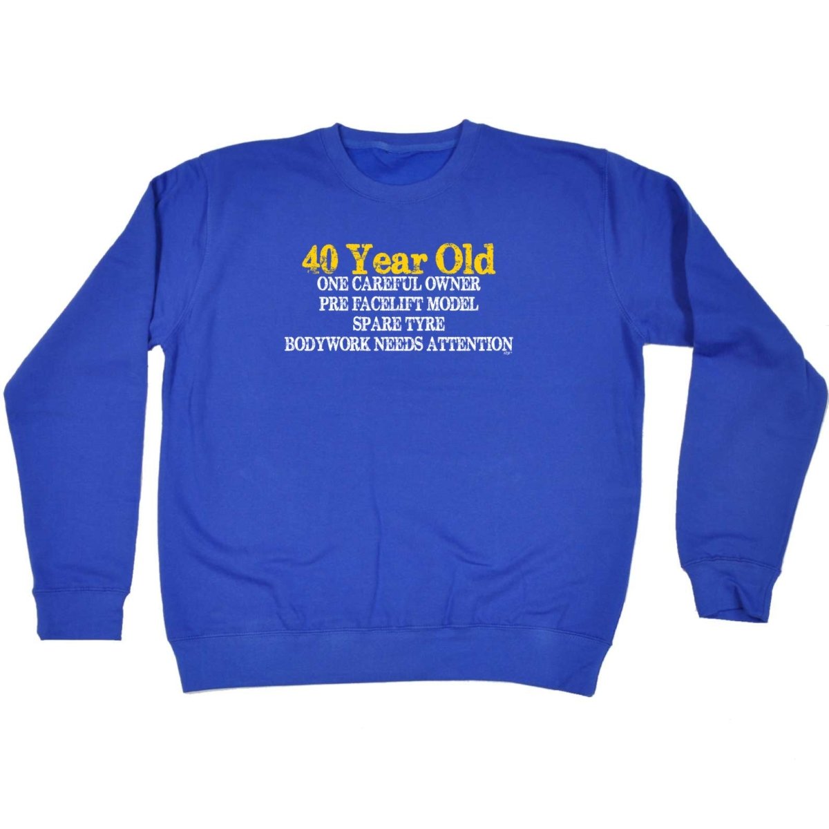 40 Year Old One Careful Owner Birthday Age - Funny Novelty Sweatshirt - 123t Australia | Funny T-Shirts Mugs Novelty Gifts