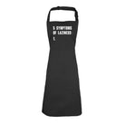 5 Symptoms Of Laziness - Funny Novelty Kitchen Adult Apron - 123t Australia | Funny T-Shirts Mugs Novelty Gifts