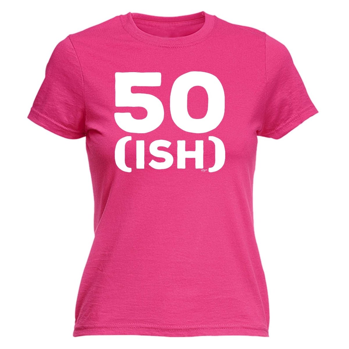 50 Ish Birthday Age - Funny Novelty Womens T-Shirt T Shirt Tshirt - 123t Australia | Funny T-Shirts Mugs Novelty Gifts