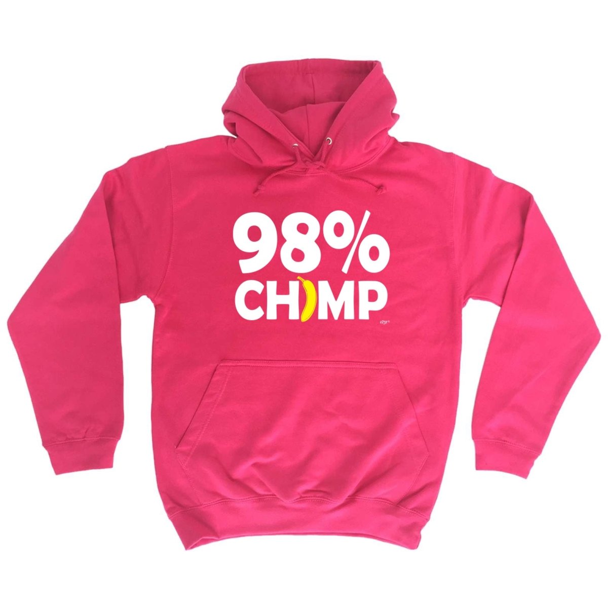 98 Percent Chimp - Funny Novelty Hoodies Hoodie - 123t Australia | Funny T-Shirts Mugs Novelty Gifts