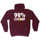 98 Percent Chimp - Funny Novelty Hoodies Hoodie - 123t Australia | Funny T-Shirts Mugs Novelty Gifts