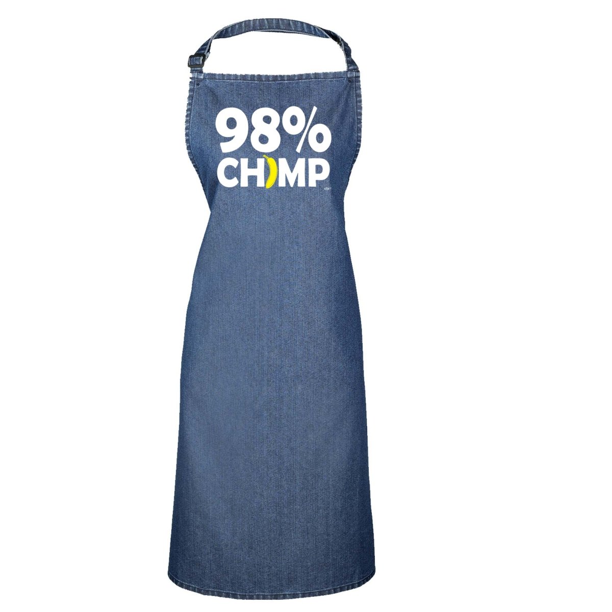 98 Percent Chimp - Funny Novelty Kitchen Adult Apron - 123t Australia | Funny T-Shirts Mugs Novelty Gifts