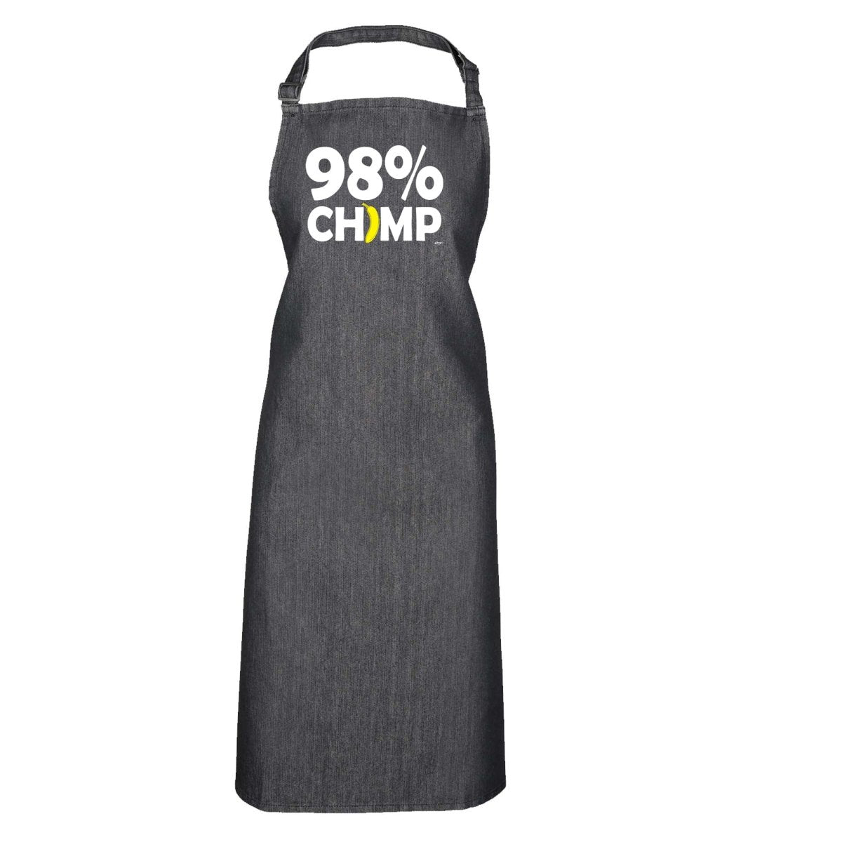 98 Percent Chimp - Funny Novelty Kitchen Adult Apron - 123t Australia | Funny T-Shirts Mugs Novelty Gifts