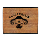 Ow Scuba Demon - Funny Novelty Doormat