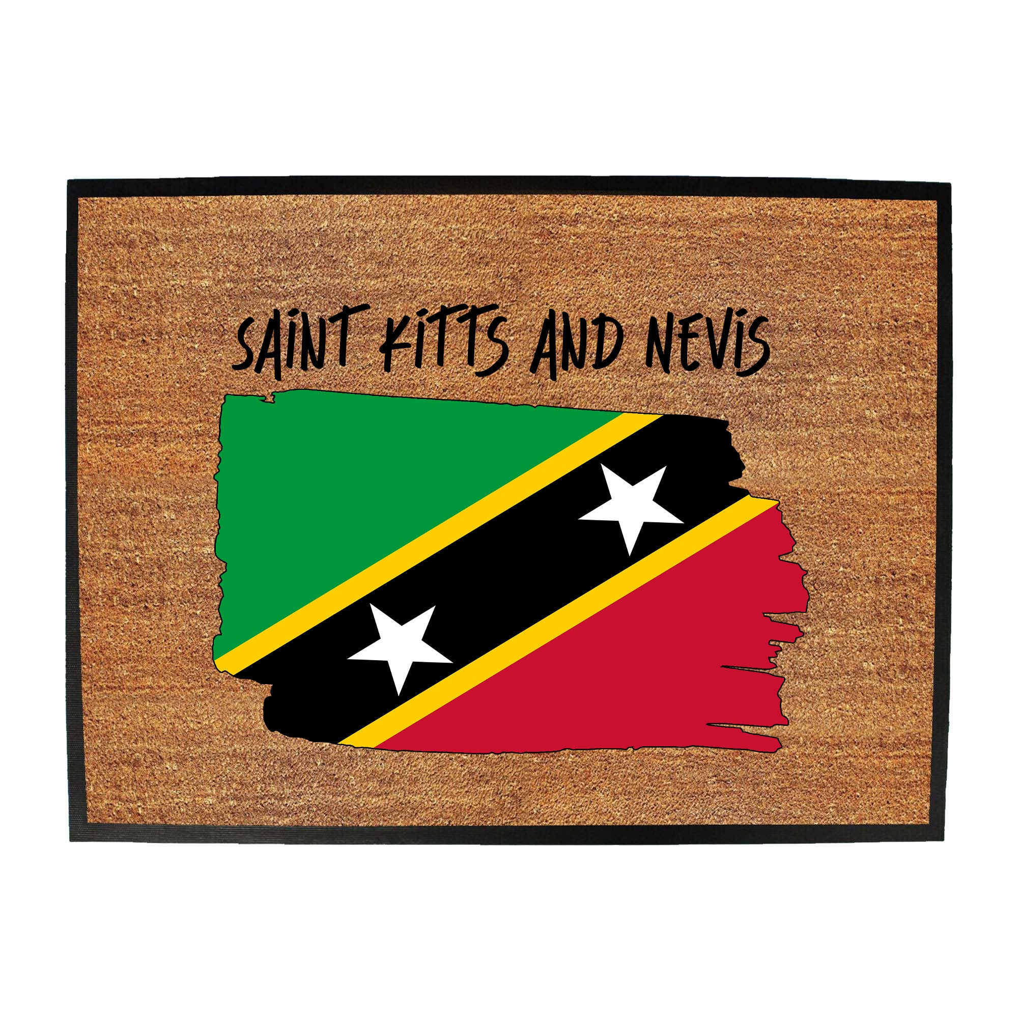 Saint Kitts And Nevis - Funny Novelty Doormat