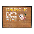 Druncle Like A Normal Uncle Christmas - Funny Novelty Doormat