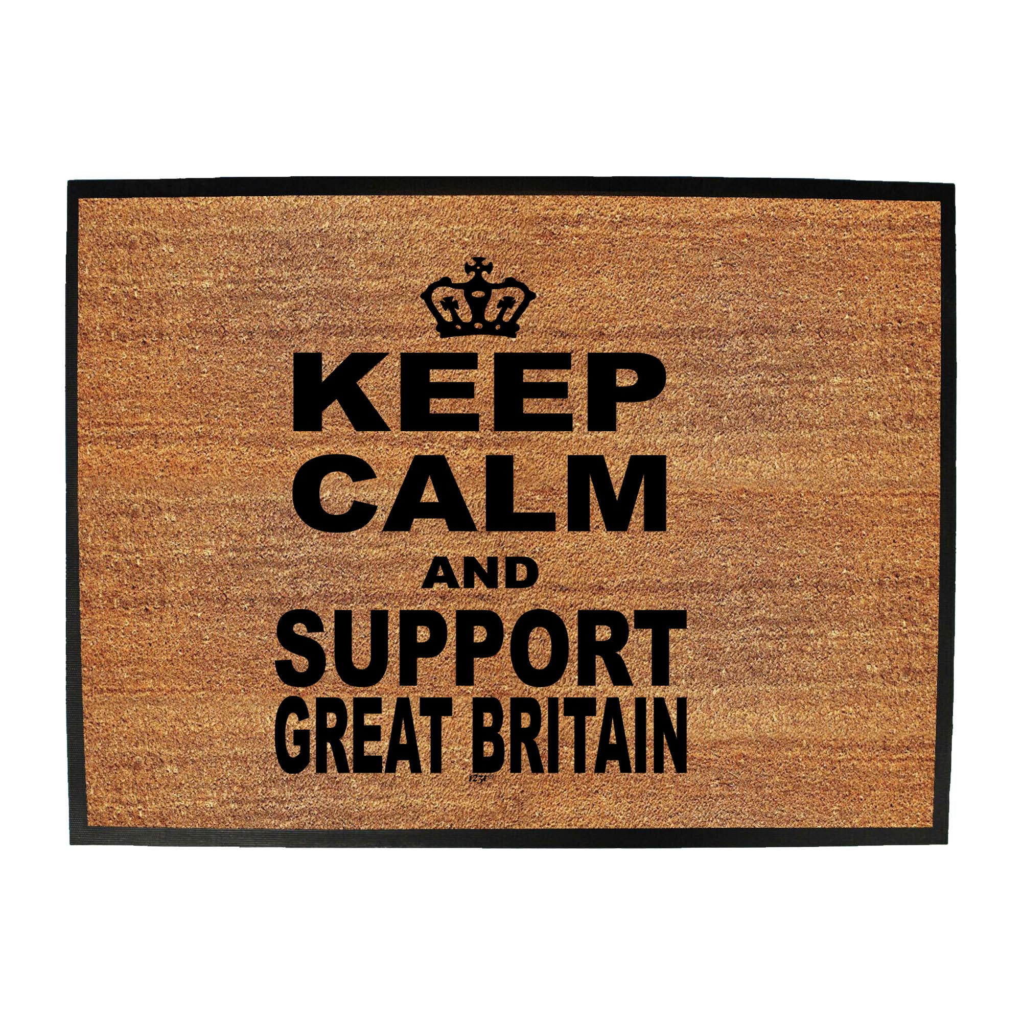 Keep Calm And Support Great Britain - Funny Novelty Doormat