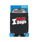 Love Dogs Stencil - Funny Stubby Holder With Base