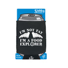 Food Explorer - Funny Stubby Holder With Base