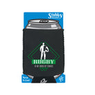 Uau Rugby Drug Of Choice - Funny Stubby Holder With Base