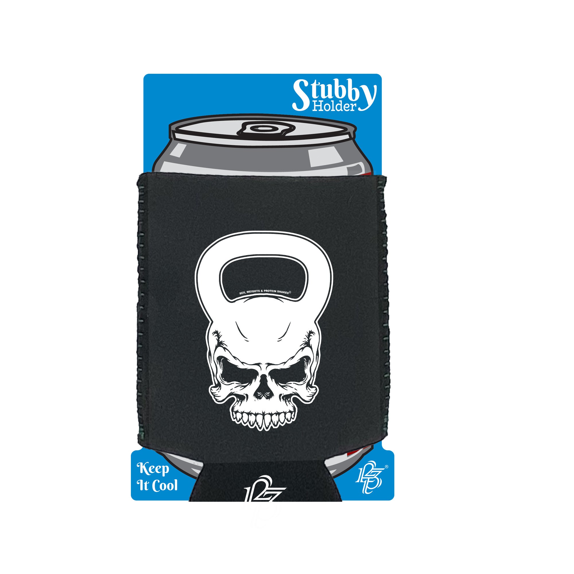 Swps Kettlebell Skull - Funny Stubby Holder With Base