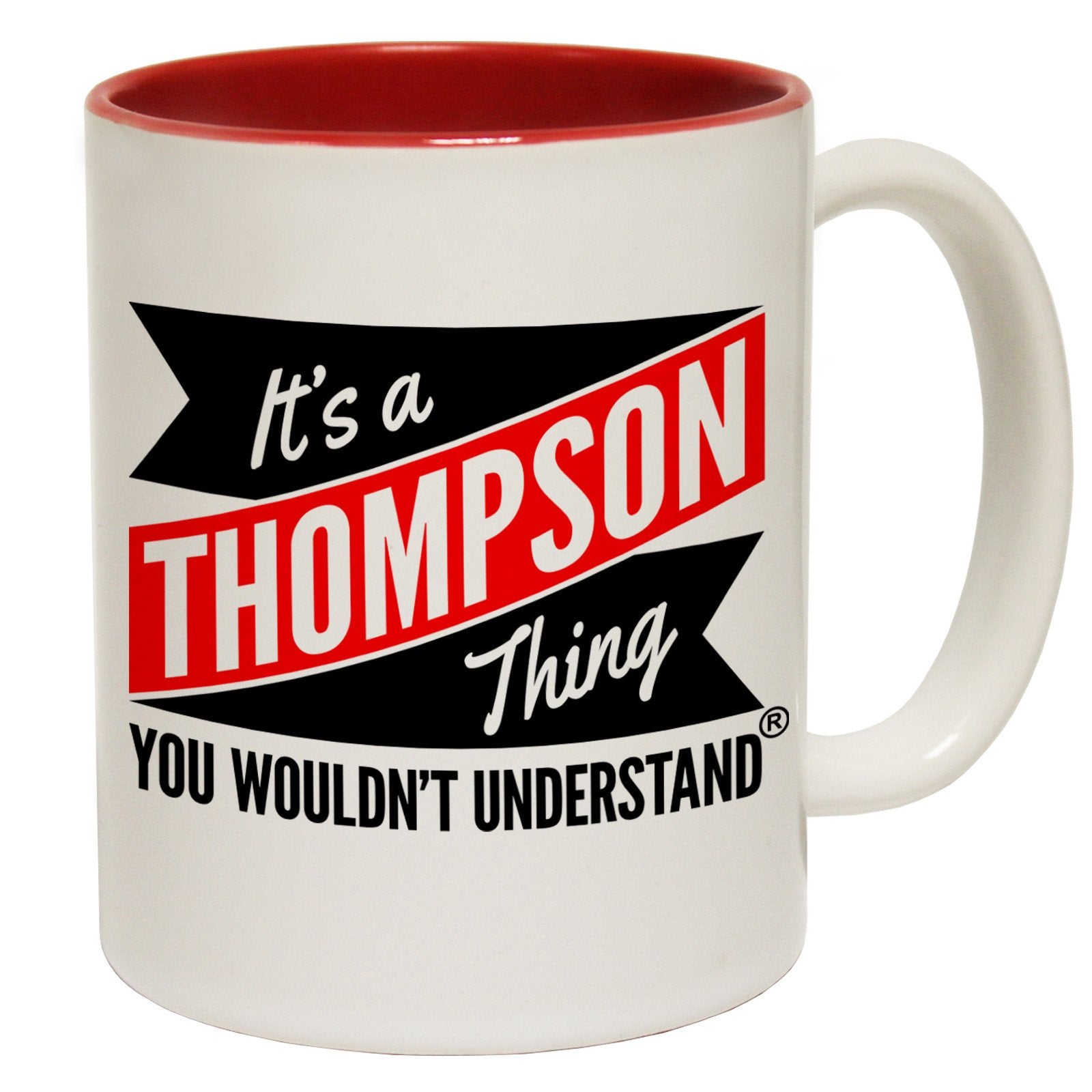 123t New It's A Thompson Thing You Wouldn't Understand Funny Mug, 123t Mugs